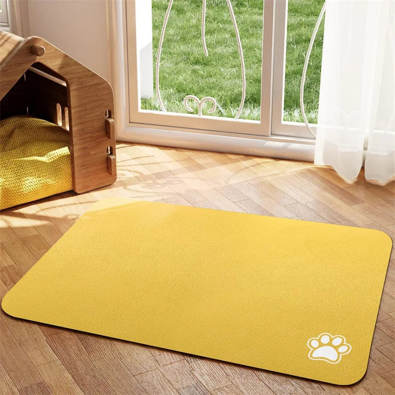 Pet Feeding Mat Absorbent Dog Cat