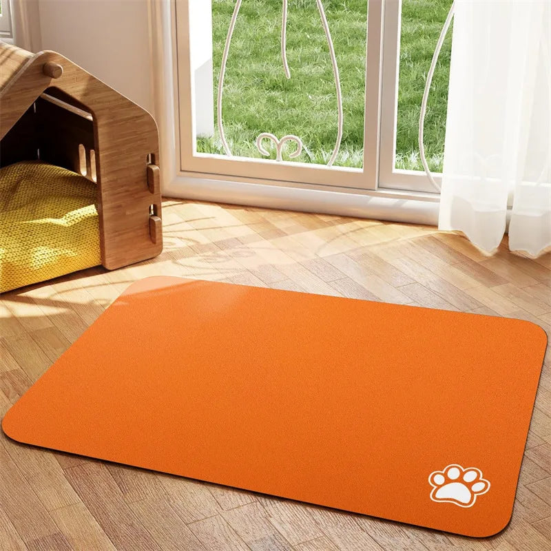 Pet Feeding Mat Absorbent Dog Cat
