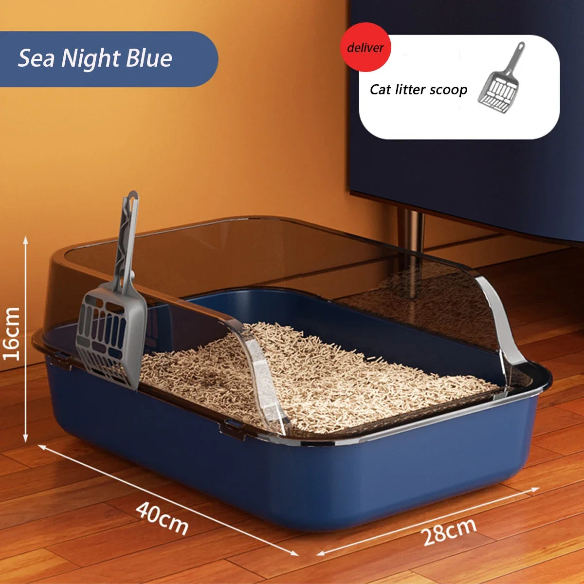 Cat Litter Box Thickening Kitty Sandbox
