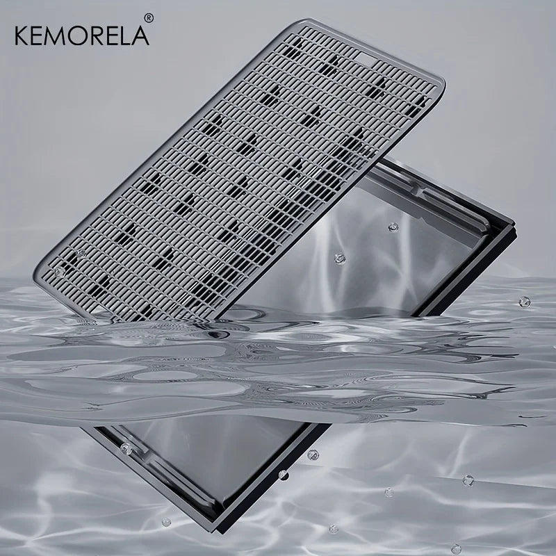 KEMORELA EXtra Large Stainless Steel Cat Litter Box with Lid