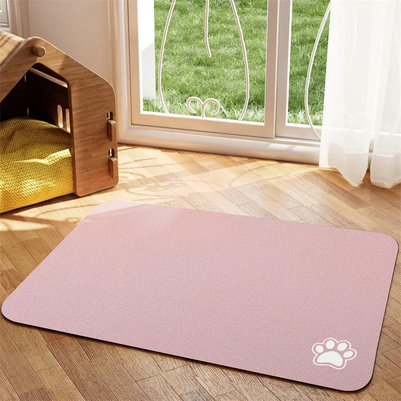 Pet Feeding Mat Absorbent Dog Cat
