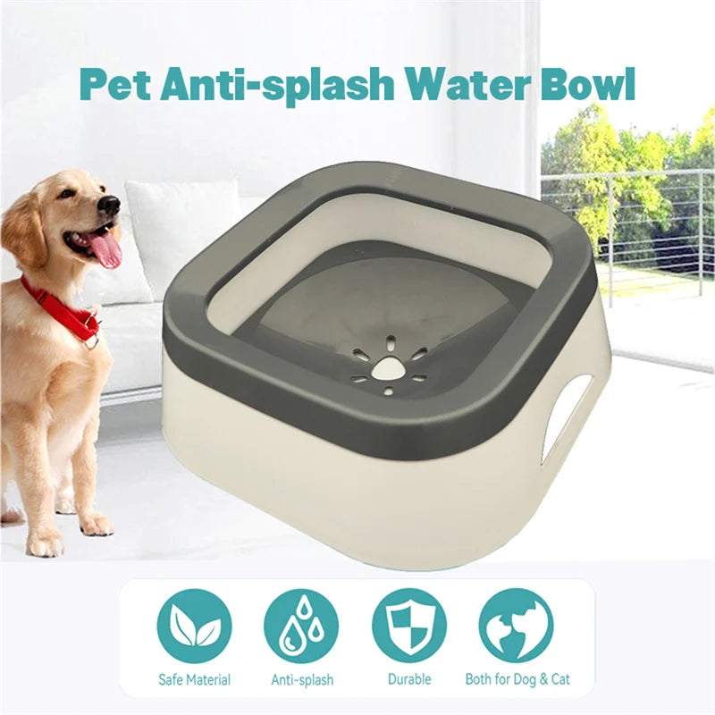 Anti-splash Water Bowl For Dogs and Cats