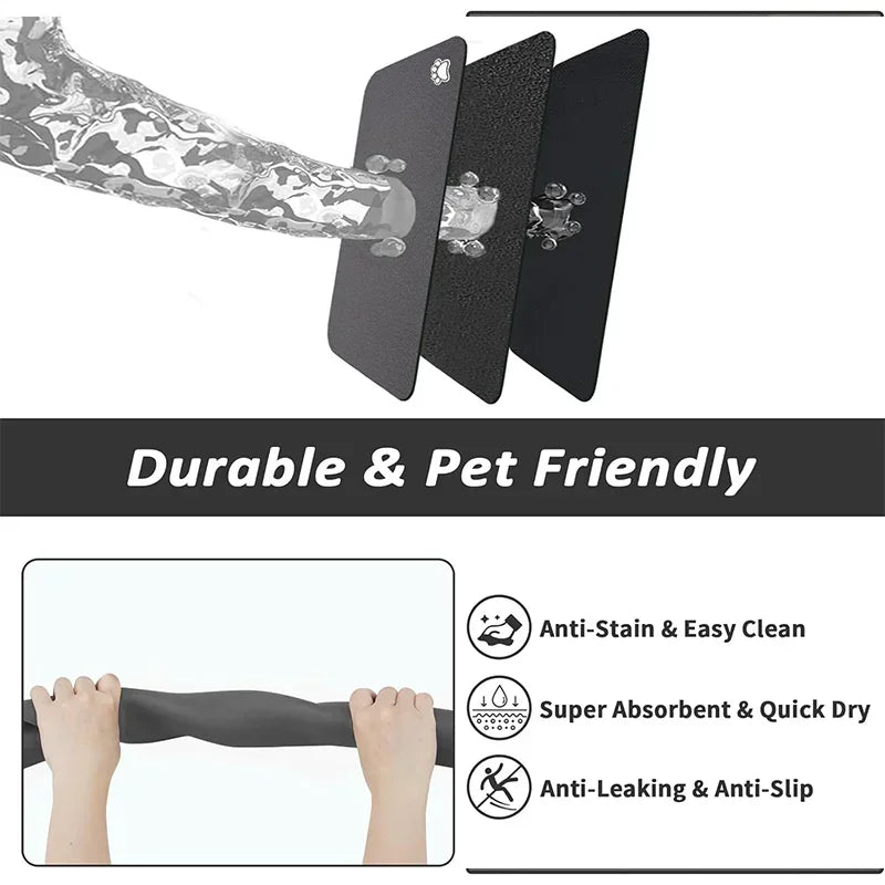 Pet Feeding Mat Absorbent Dog Cat