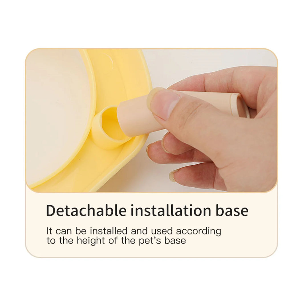 A Colorful Dopamine Pet Double Bowl Fashion