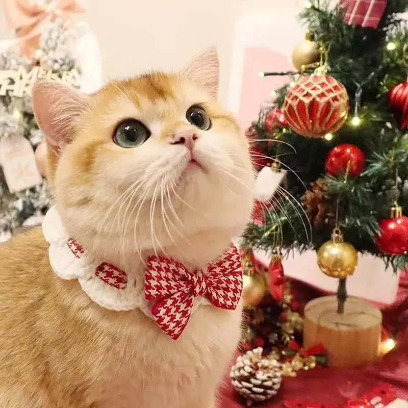 Red and Black Checkered Houndstooth Pet